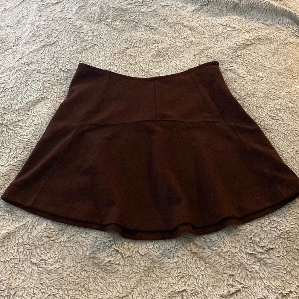 Urban Outfitters Burgundy Mini Skirt / Size M